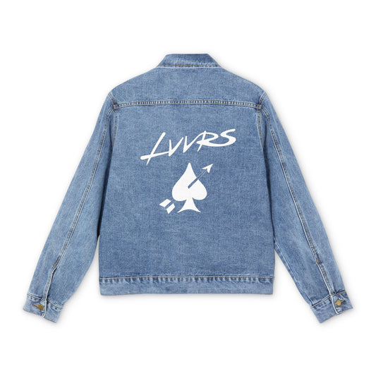 LVVRS Logo Print Demin Jacket