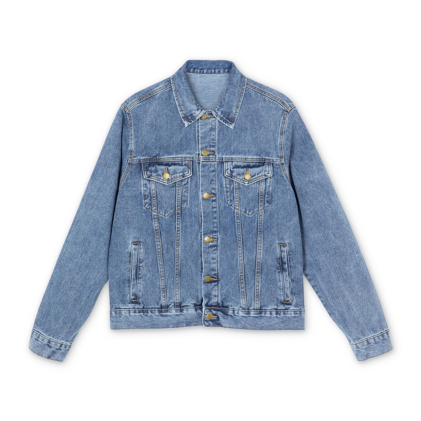 LVVRS Logo Print Demin Jacket