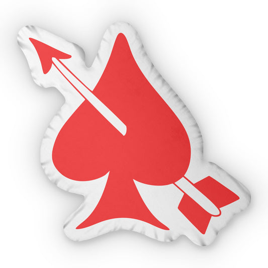 LVVRS Logo Throw Pillow in Red